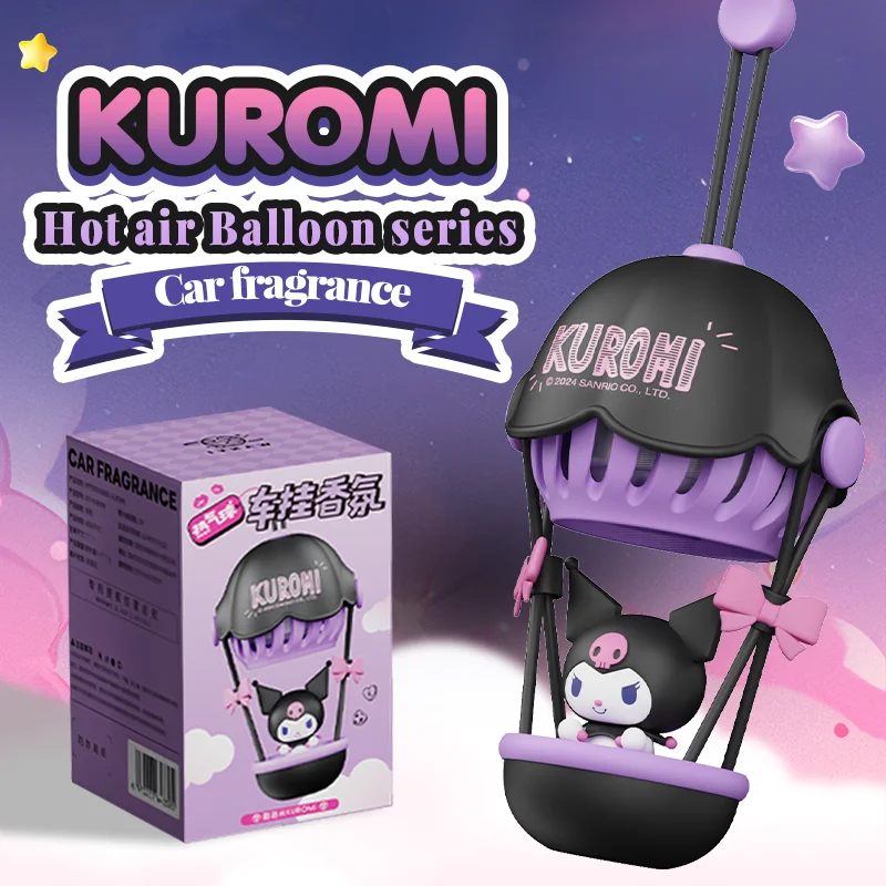 Sanrio Kuromi воздушный шар автомобильный ароматерапия милый освежитель воздуха декор