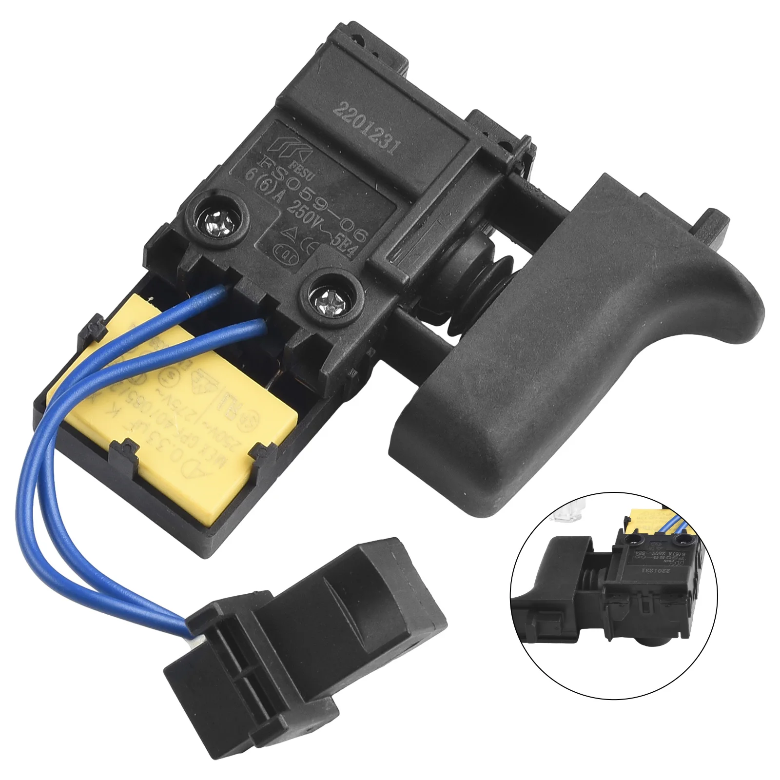 Переключатель управления Замените изношенный переключатель со светодиодом 650588 6