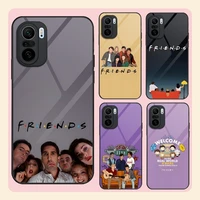 friends phone case tempered glass for xiaomi 11t 11x 10s 10i 10t 12 ultra 8 9 9t se pro note 10pro poco f3 m3 m4pro