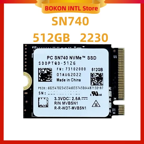 Western Digital SN740 SSD M.2