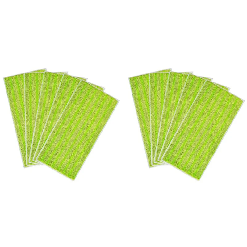 

10 Pack Reusable Mop Pads For Swiffer Wet Jet Replacement Microfiber Refills For Wet And Dry Sweeping