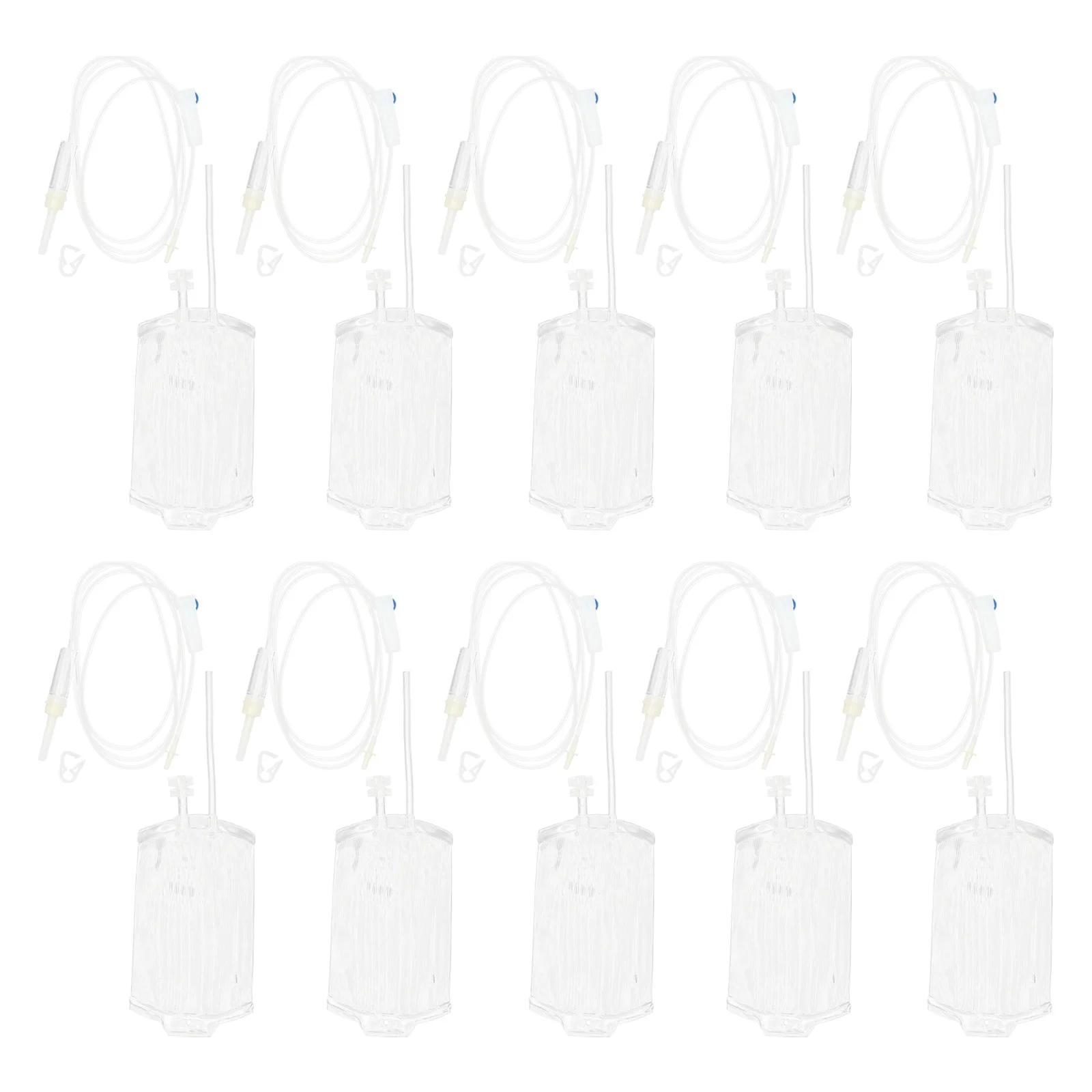 

10 Sets Halloween Drink Bag Party Beverage Container Blood Festival Plastic Pouches