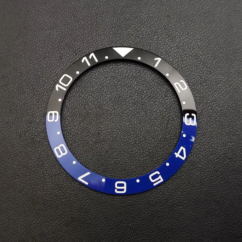 38mm*30.5mm Watch Ring Ceramic Bezel Inserted Into Diving Case Bezel GMT Scale Bezel 40mm Men's Case Watch Accessories