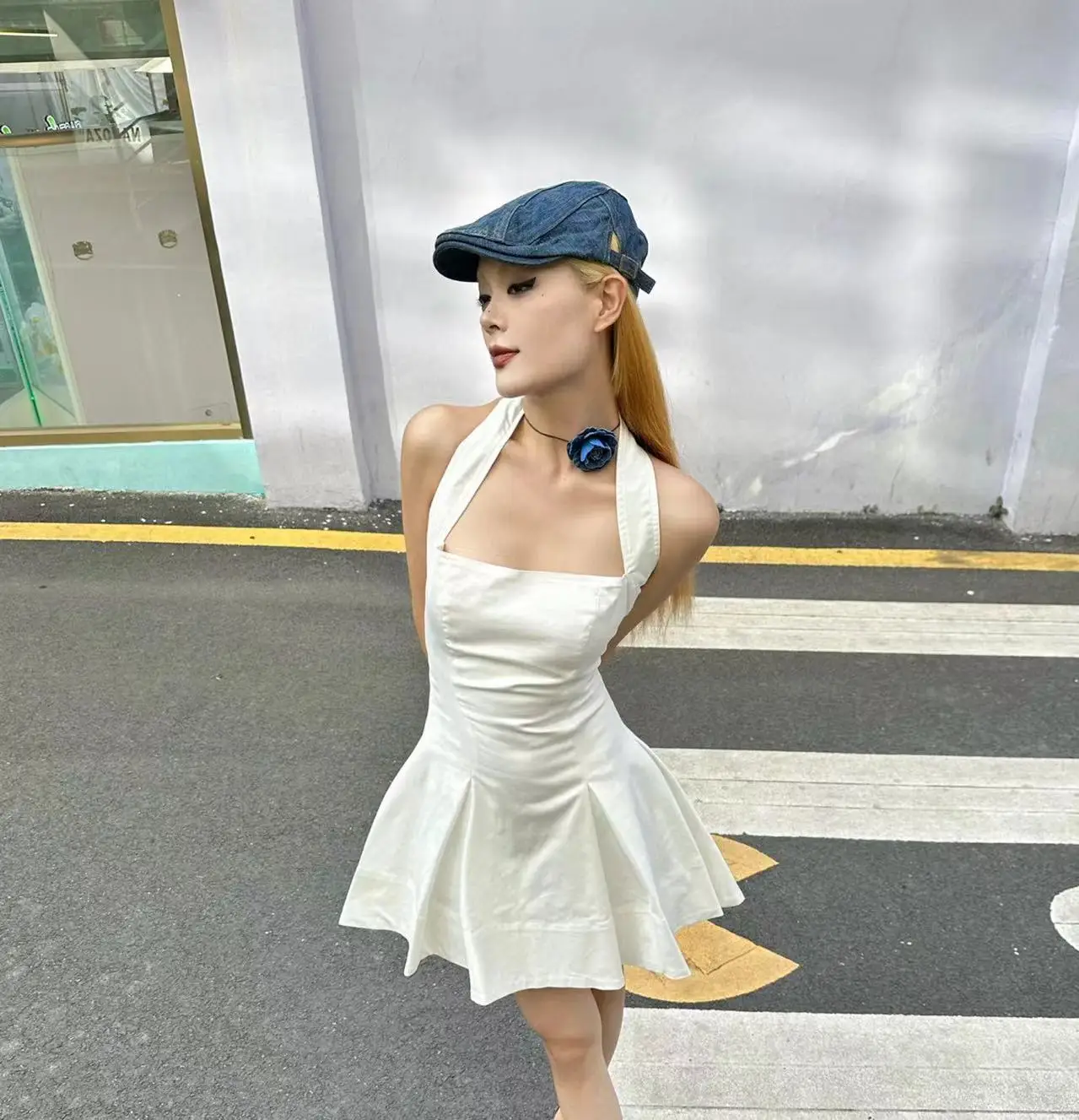 Sexy Mini White Dresses Women Party 2023 Runway Designer Sleeveless Slim Robe Vestidos De Fiesta Summer New