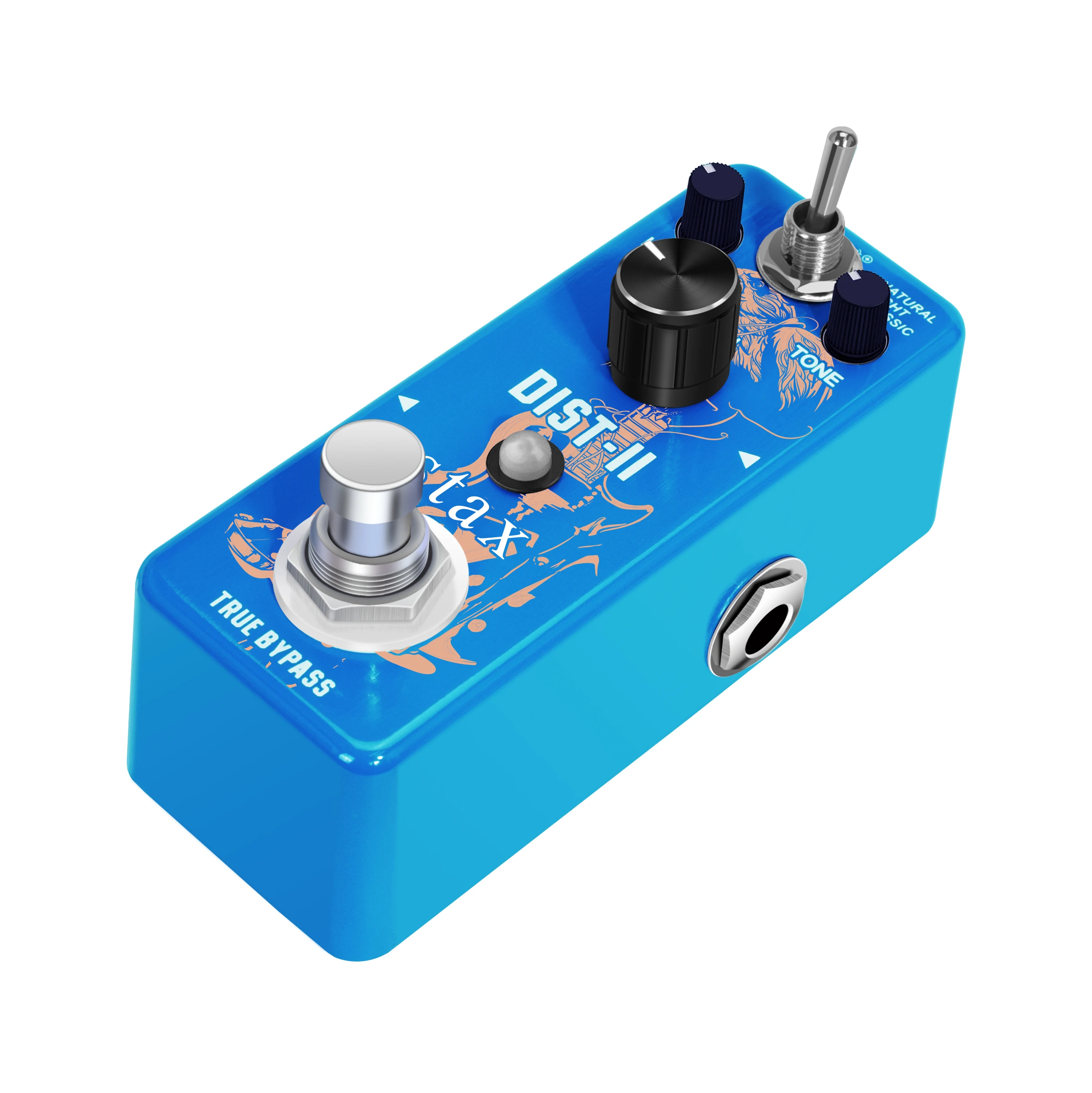 Stax LEF-301B Guitar Distortion Pedal Solo Dist Effect Pedals For Guitarist High Gain Distortions Pedals Natural Tight Classic