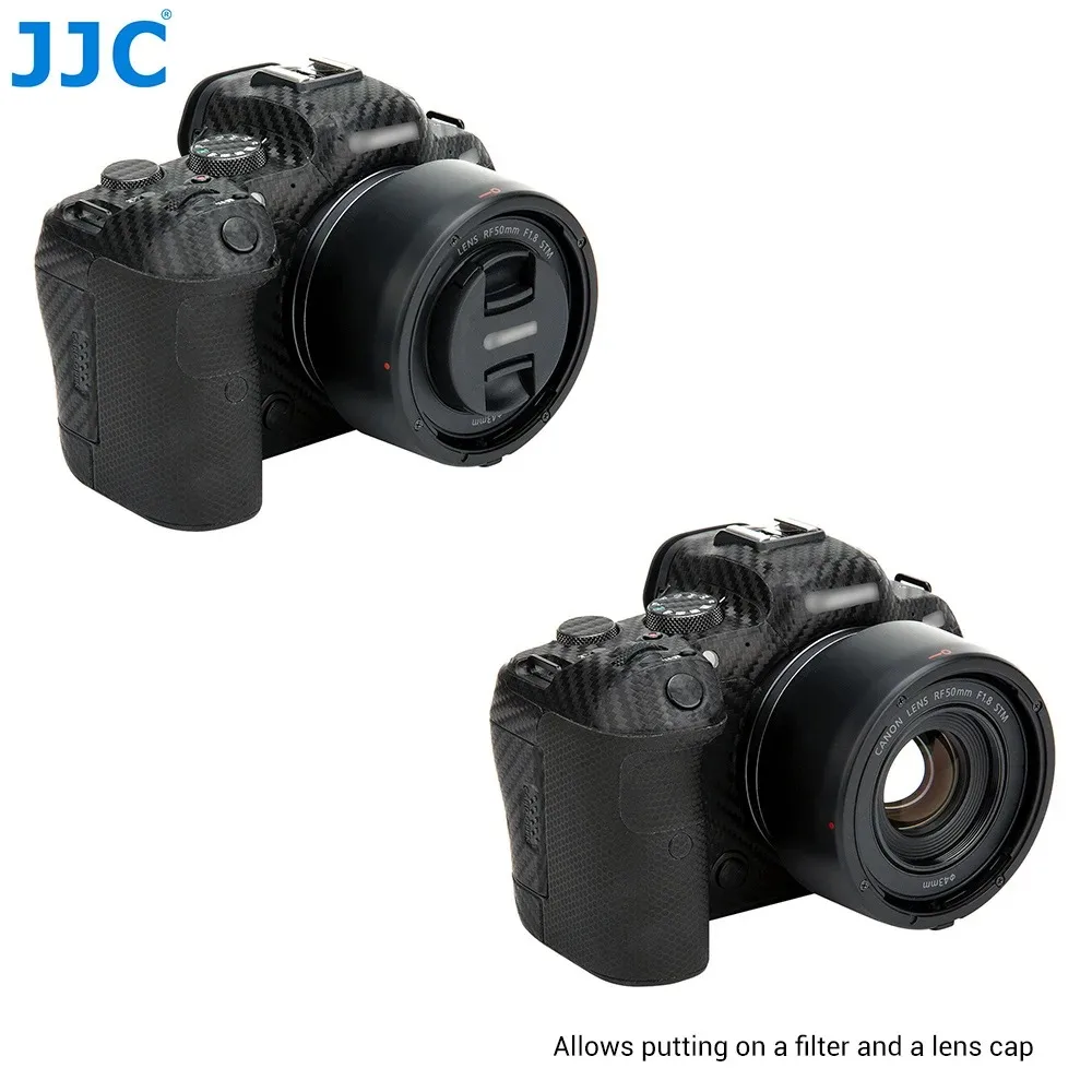Фото Бленда JJC для объектива Canon RF для Canon EOS R RP R3 R5 R6 R7 R10, аксессуары для камер EW-65C ES-65B ET-74B №5