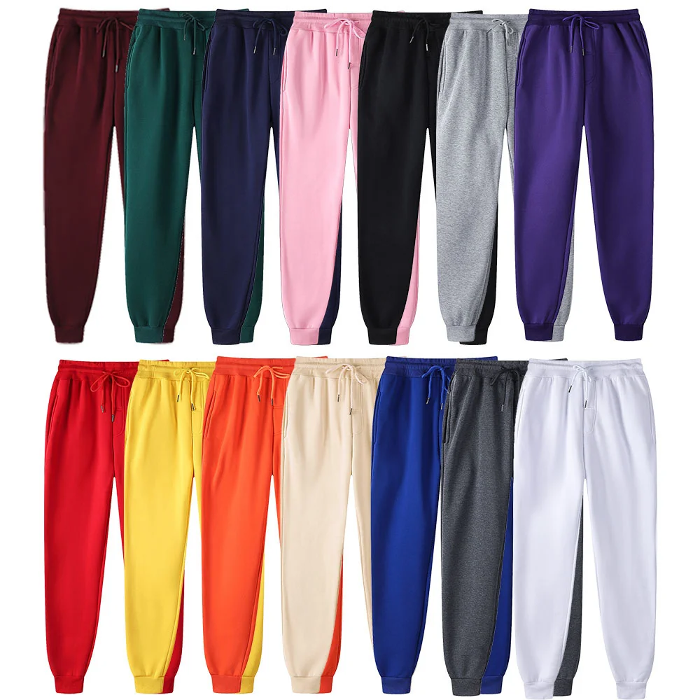 

Spring Winter Jogger Sweatpants Men Drawstring Trousers Casual Comfortable Tracksuits Plus Size Gym Pants Men's Clothing