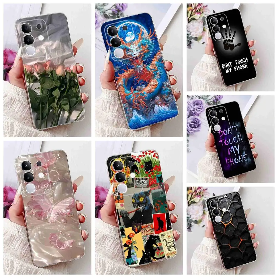 Чехол для Vivo Y29 4G Cute Dargon Cartoon Fundas 6 68 дюйма силиконовый мягкий чехол Y 29 VivoY29 бампер