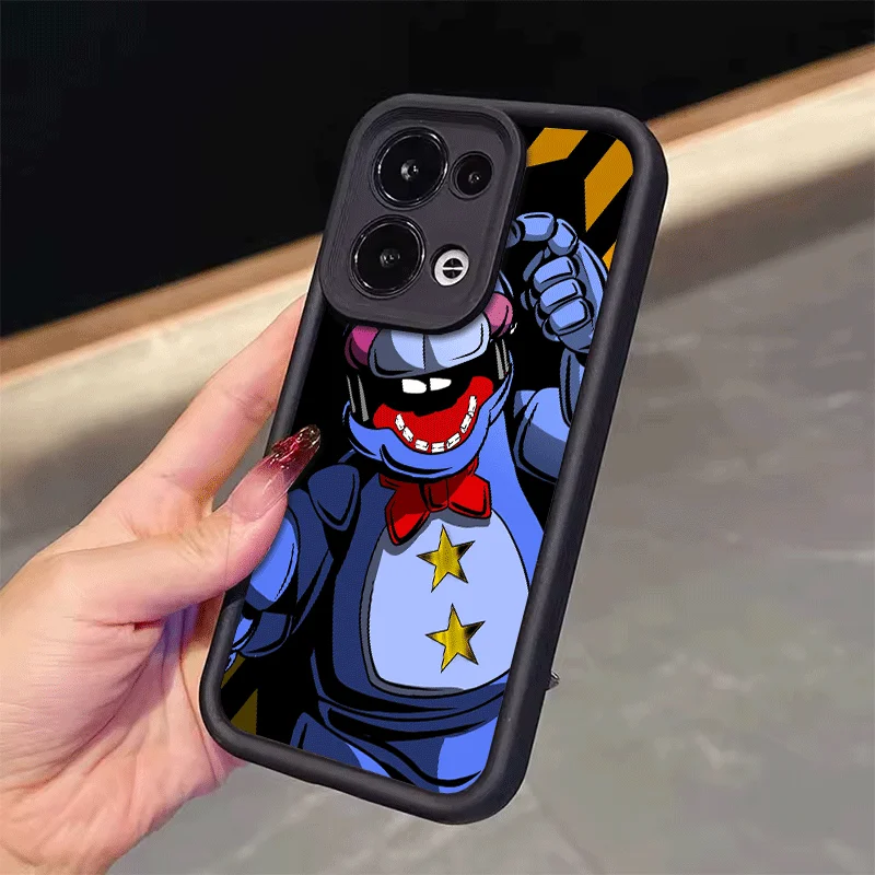 Фото Противоударный силиконовый чехол Five N-Nights At F-Freddys для Xiaomi Redmi Note 12 13 14 15 Pro Plus 12S 11S 10S 4G 11T 5G №3