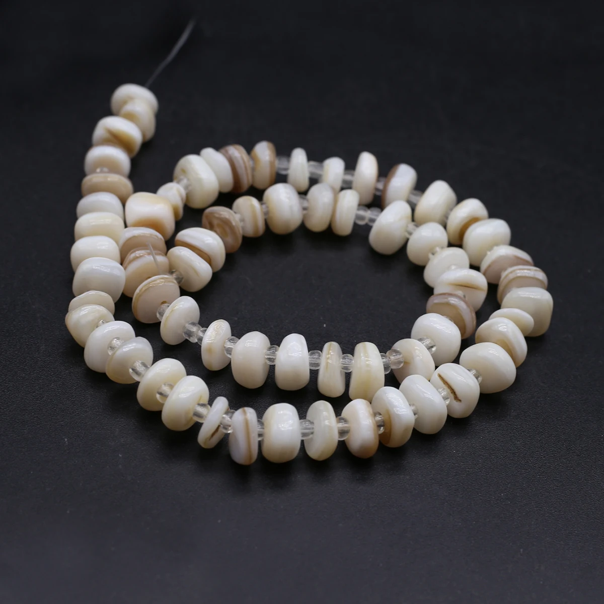 

8mm Natural SeaShell Beads Irregular Polished Loose Bead for Vintage Jewelry Making Diy Women Bracelet Necklace Accessories