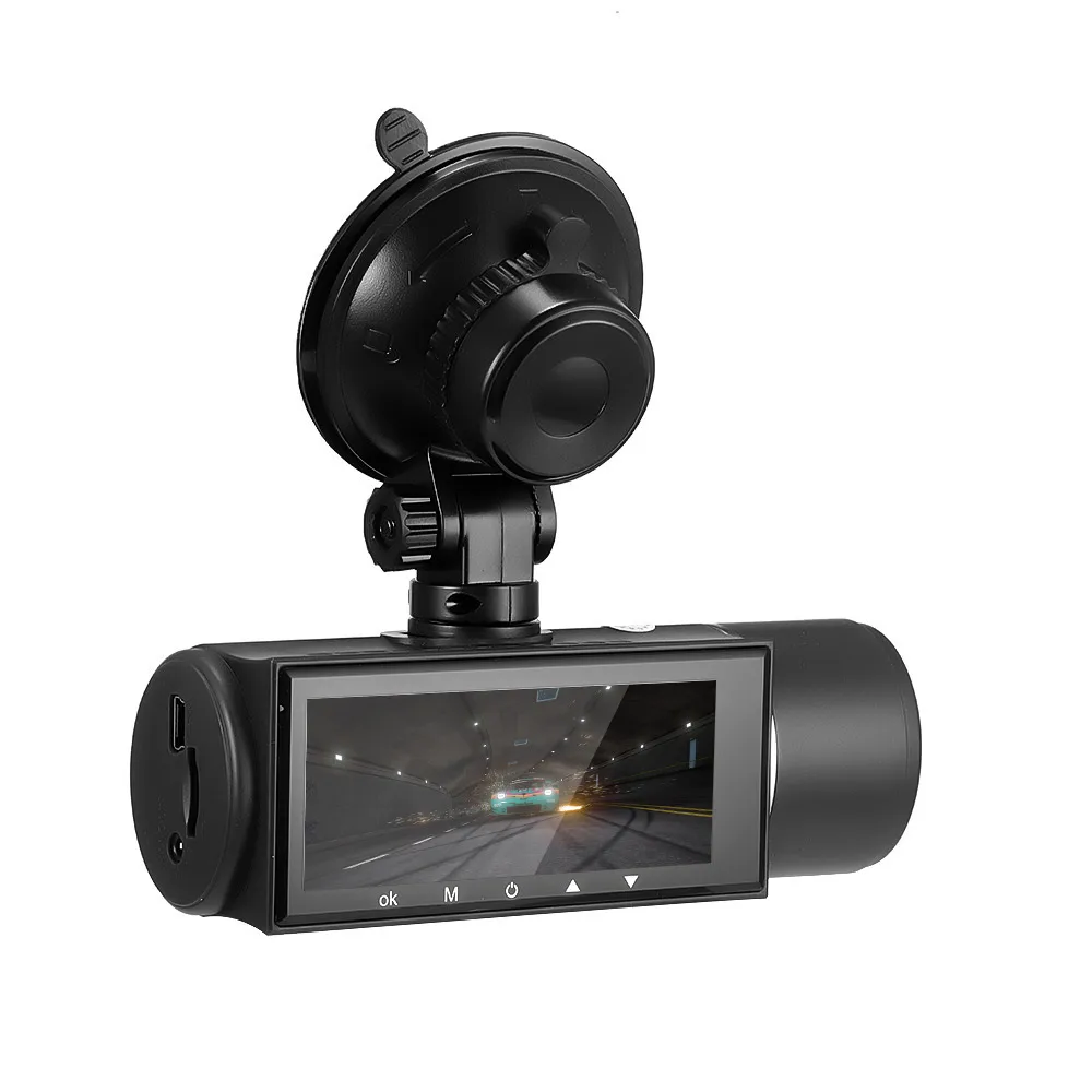 

FHD Dual Lens Dashcam 1080P Car DVR IR Night Vision Motion Detection Parking Monitoring G-Sensor Parking Monitoring