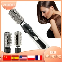 hair dryer brush salon styler hair dryer and volumizer with 2 interchangeable barrels hot air brush kit for all hair types