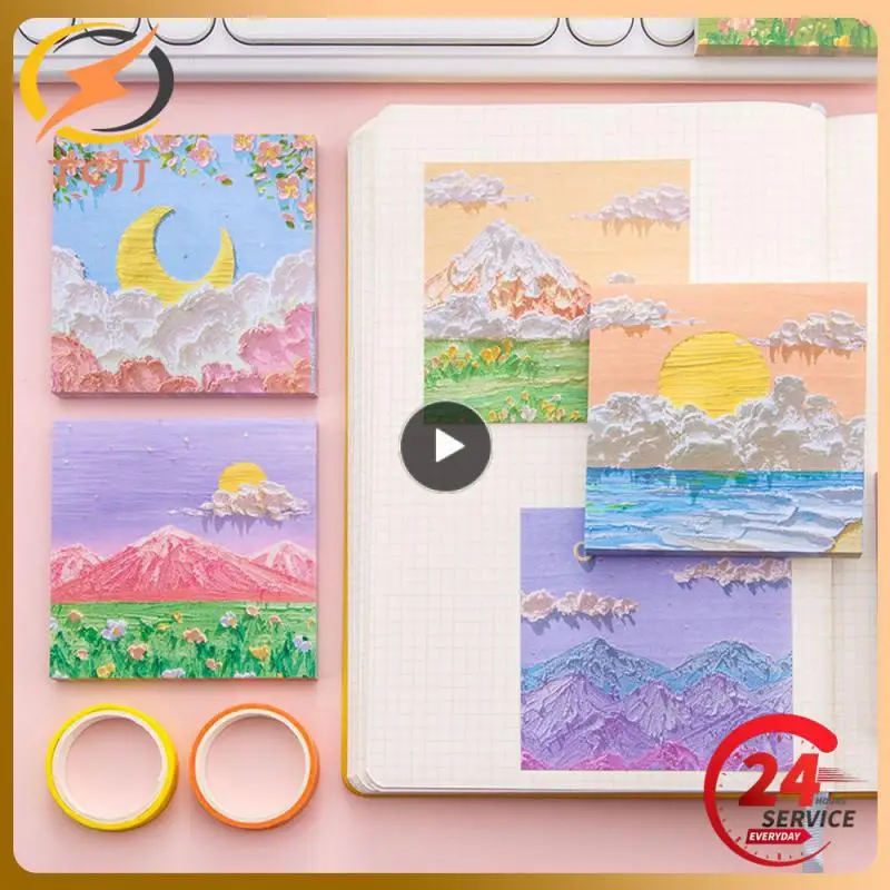 

1 шт., блокнот для заметок с масляными картинами