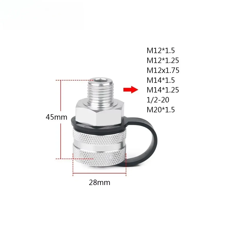 Клапан слива масла из алюминиевого сплава быстрый слив для M14*1 5 25 M12*1 с насадкой