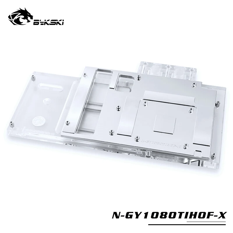 

BYKSKI Water Block Use for GALAX GTX1080TI Hall of Fame/ GTX1080TI HOF Limit Edition /Full Cover Graphics Card Copper Block RGB