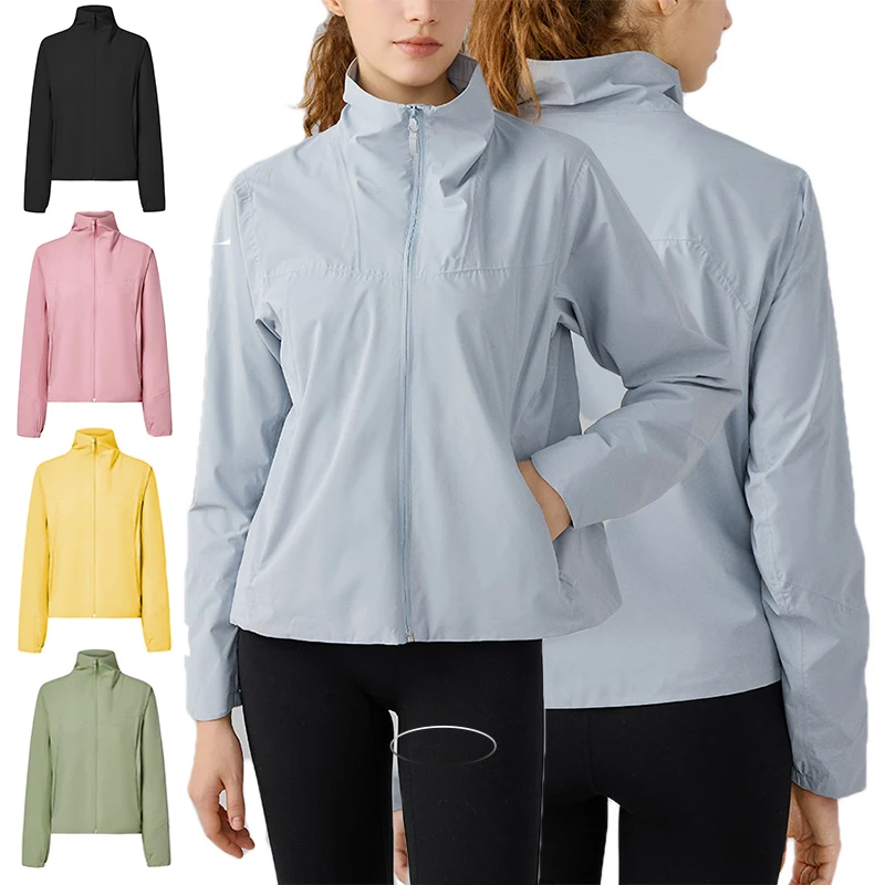 

Новая модная одежда для скалолазания ветрозащитная и водонепроницаемая куртка облегающая уличная одежда с воротником-стойкой для кемпинга и походов