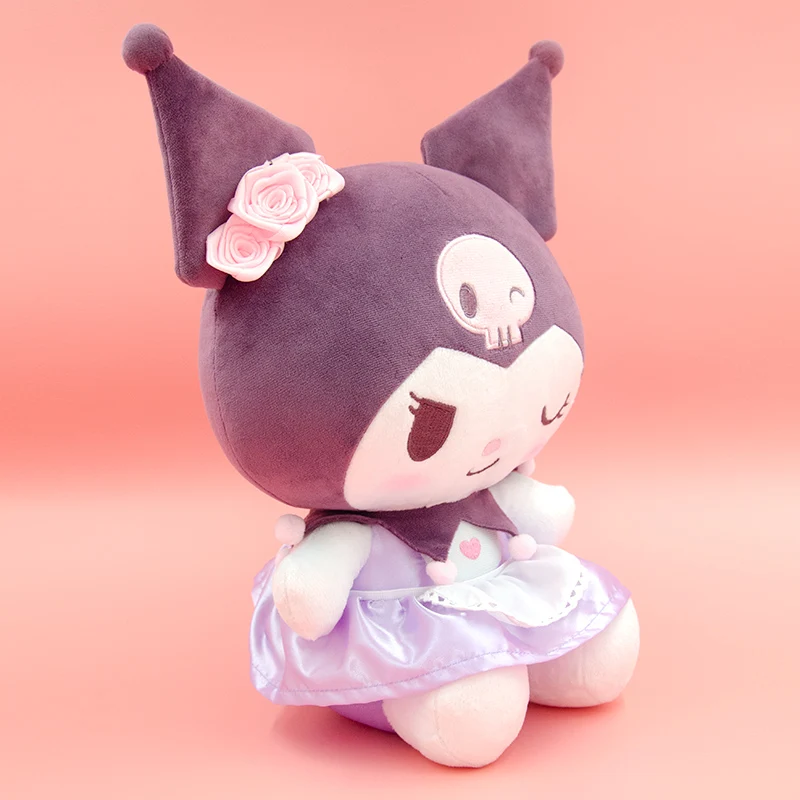 Sanrio милые плюшевые игрушки розовая серия фиолетовый и черный Kuromi My Melody аниме