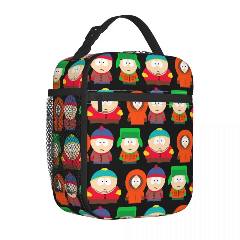 

Cute Southpark Cartoon Insulated Lunch Bag Thermal Bag Lunch Container Anime Leakproof Lunch Box Tote Bento Pouch Office Travel