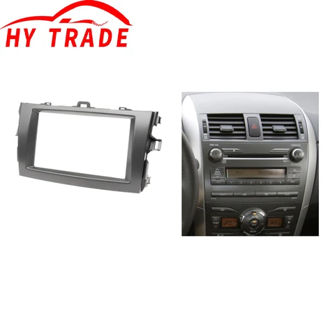 HY Fasia Din для Toyota Corolla Audio Fasia радио GPS DVD стерео панель CD крепление для приборной панели комплект с ободком Bingkai