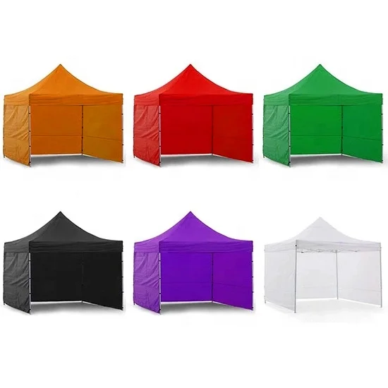 Red Blue White 3x3m hexagon pop up gazebo waterproof Foldabl