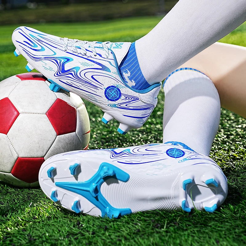 

Soccer Shoes AG/FG Men's Football Crampon Children's Football Shoes Men Athletic Shoes Futsal Shoes Calzado De Futbol Sneakers