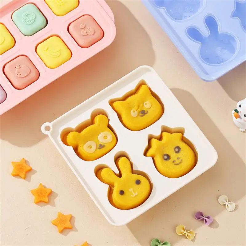 

Ice Mold Beige/pink/purple Diy Dustproof Sealed Insect-proof Ice Blocks Maker Model Ice Box Silicone With Cover Hand-made