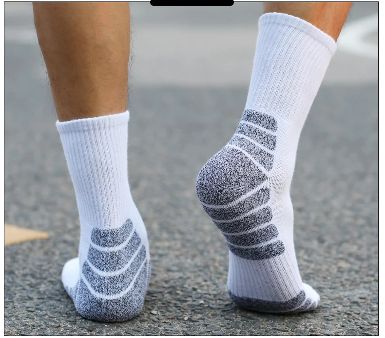 Women Men Sports Stockings Compression Sock Crossborder Supply Running Riding Cycling Knee-High Basketball Biking Hockey Soccer