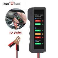obdmonster 12v car battery tester vehicle alternator test 12 volt battery check diagnostic tool for automobile and motorcycle