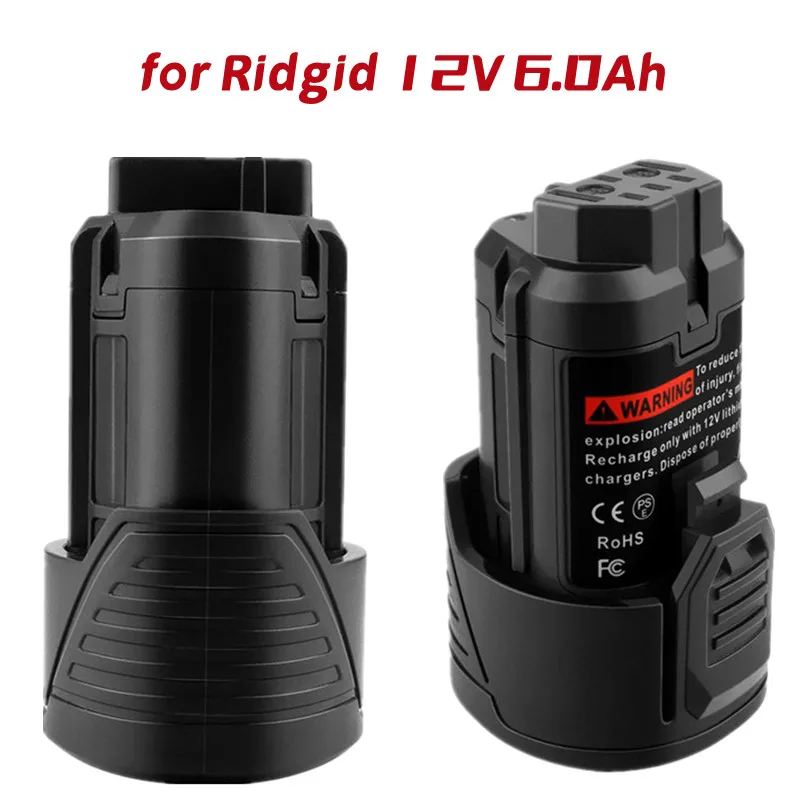 

6000mAh 12V L1215 Rechargeable Li-Lon Battery For Ridgid 12V L1215 BS12C,BS12C2,BSS12C L1215P L1215R