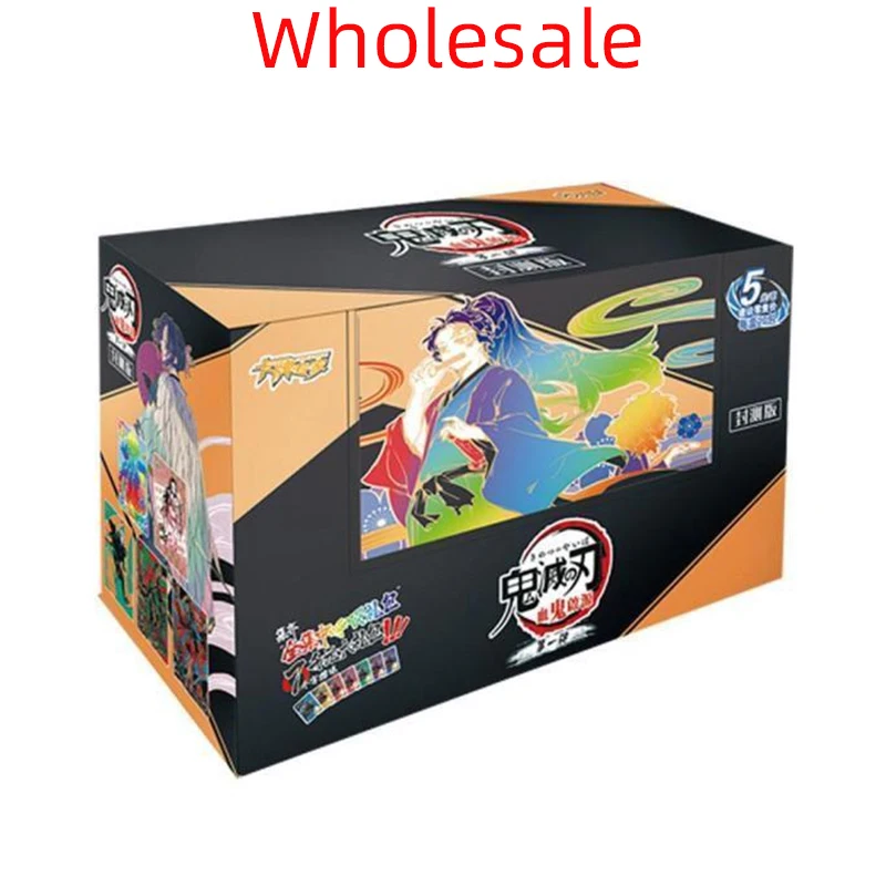 

Wholesales Demon Slayer Collection Card Promo Booster Box Case Premium Pr Tsr Lr Ssp Game Cards Table Playing Toys For Boy Gift