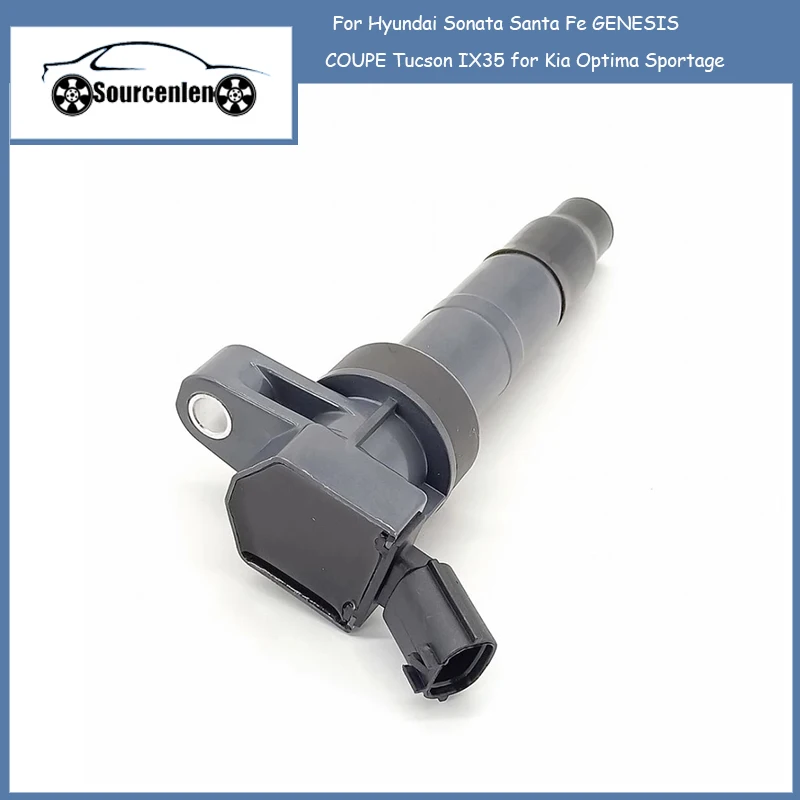 

1PC Ignition Coil for Hyundai Sonata Santa Fe GENESIS COUPE Tucson IX35 for Kia Optima Sportage 273003F100 27300-3F100