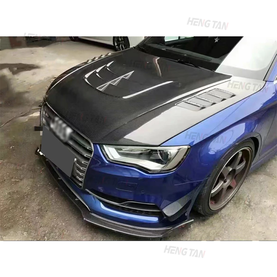 Детали капота двигателя из углеродного волокна для A3 8V SLINE S3 Седан 4-дверный 2013-2016