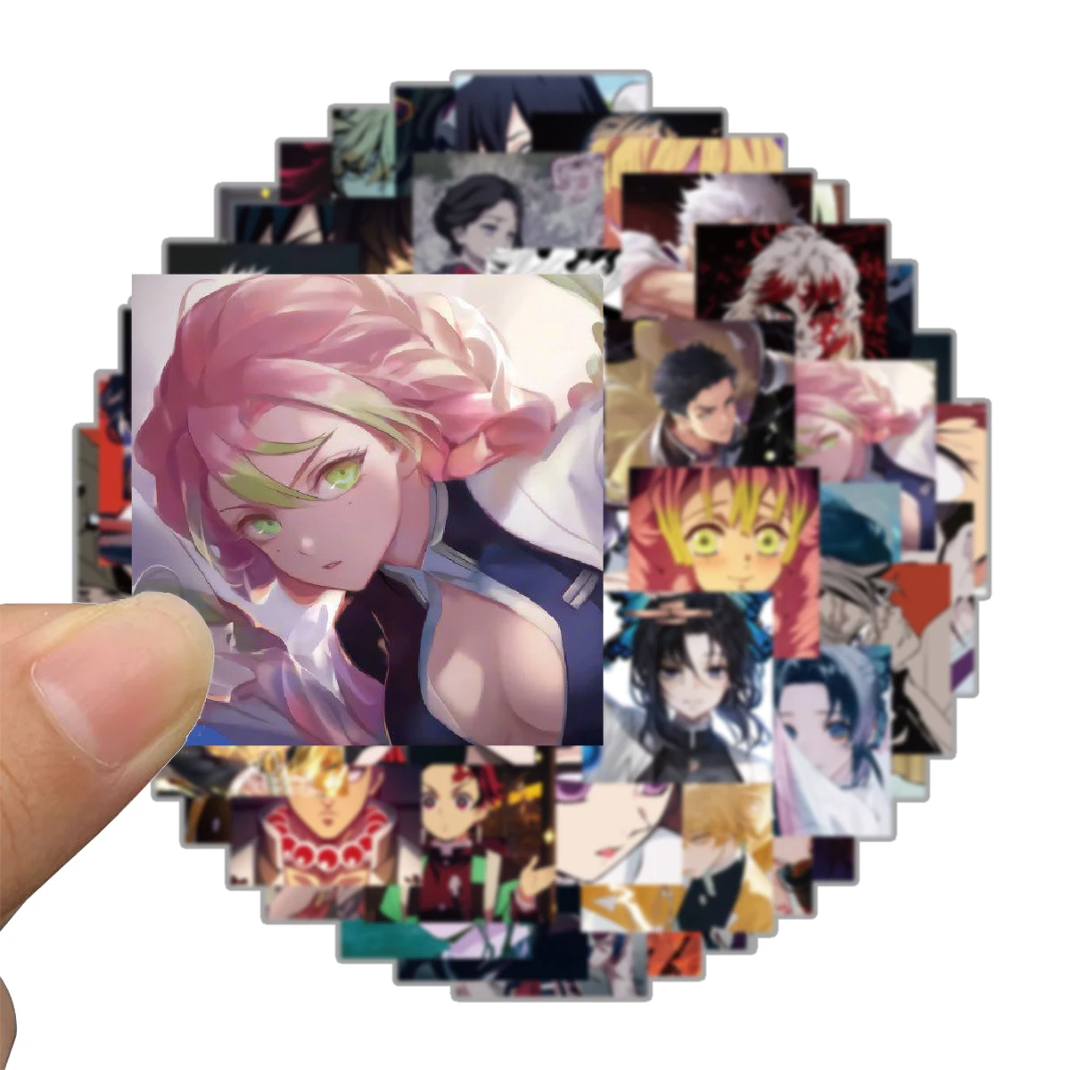 Декоративные наклейки Demon Slayer 54 шт