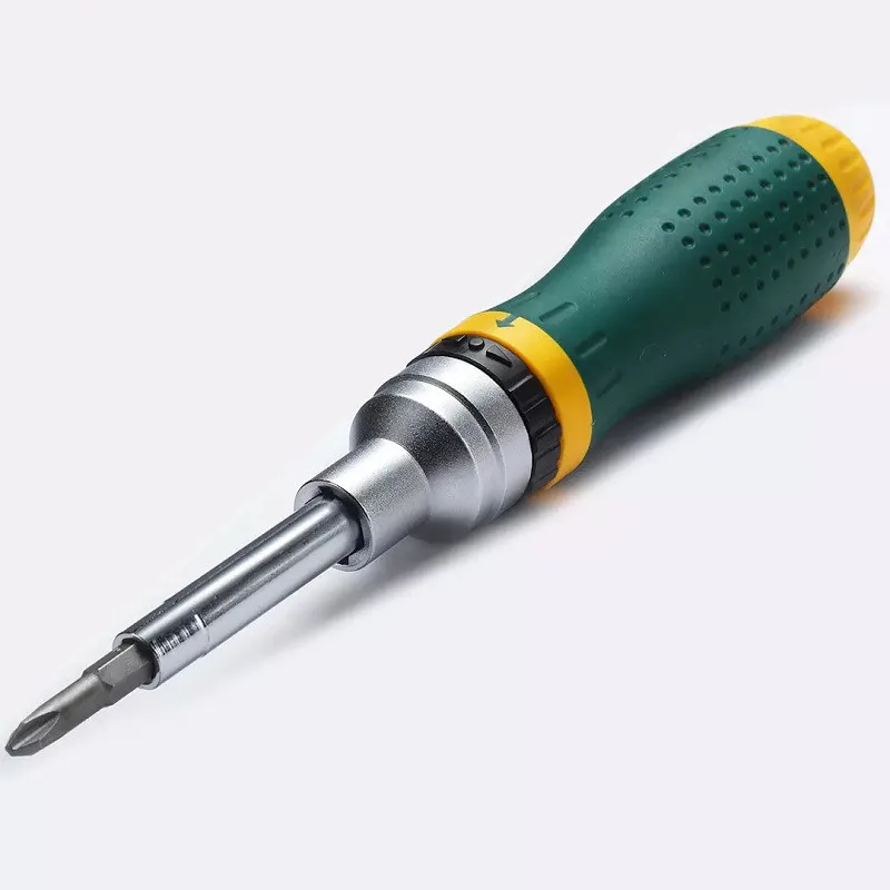 Two-way ratchet multi-function screwdriver set 19 In 1 Replaceable ratchet Hand Screw Driver