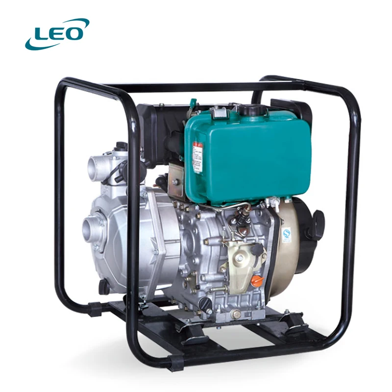 

Четырехтактный алюминиевый дизельный водяной насос LEO л для двигателя низкого давления