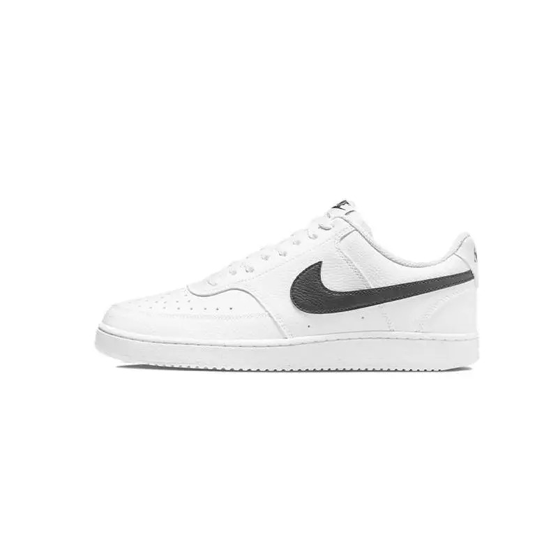 【Настроить】Nike Court Vision Обувь для скейтбординга Мужские низкие белые кроссовки