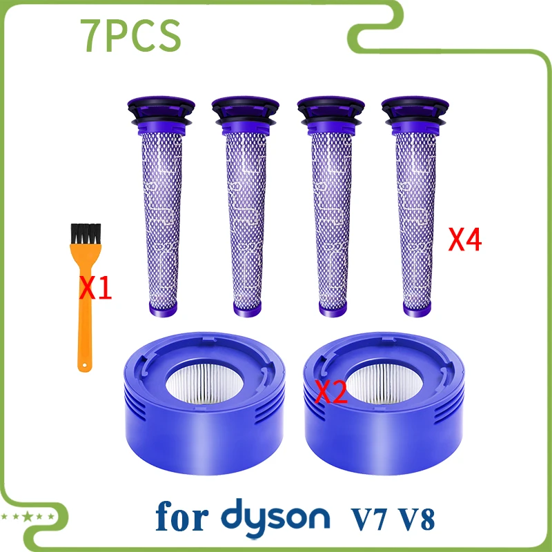 

Совместимость с беспроводным пылесосом Dyson V7 V8, запасные части, аксессуары, предварительный фильтр, постфильтр DY-96566101