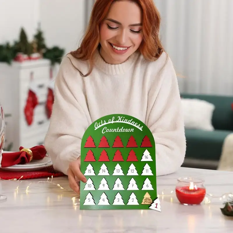 Деревянные адвент-календари Арка-домик Адвент-календари Деревянный календарь