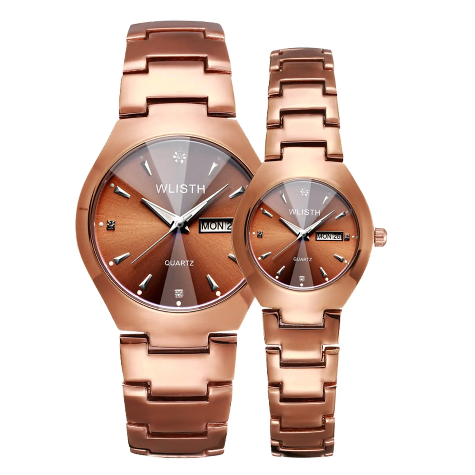 

2023 Fashion New Couple Watch Tanabata Valentine'S Day Waterproof Quartz Men And Women Steel Band Couple Watches Relojes
