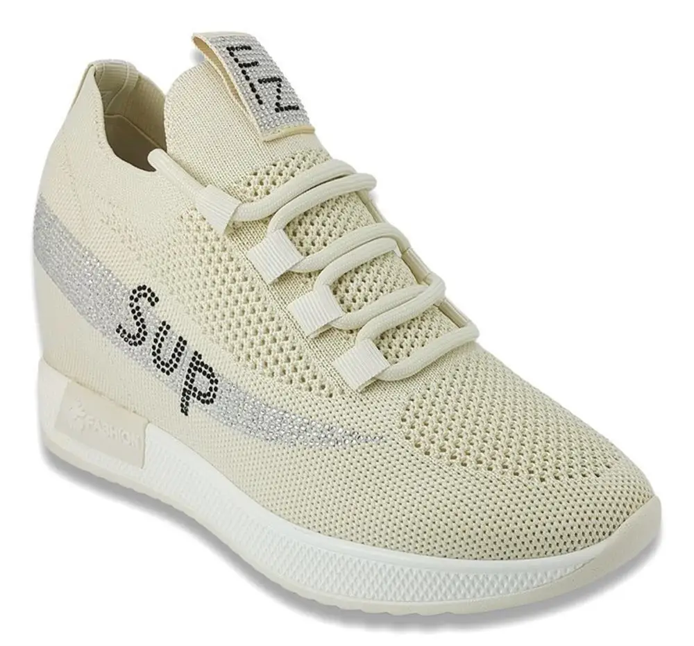 

Custom and Comfortable Beige Guja 302 23YA Sneaker Daily Women Sports Shoes With 2023 Trending New Season Model Textile Shoes