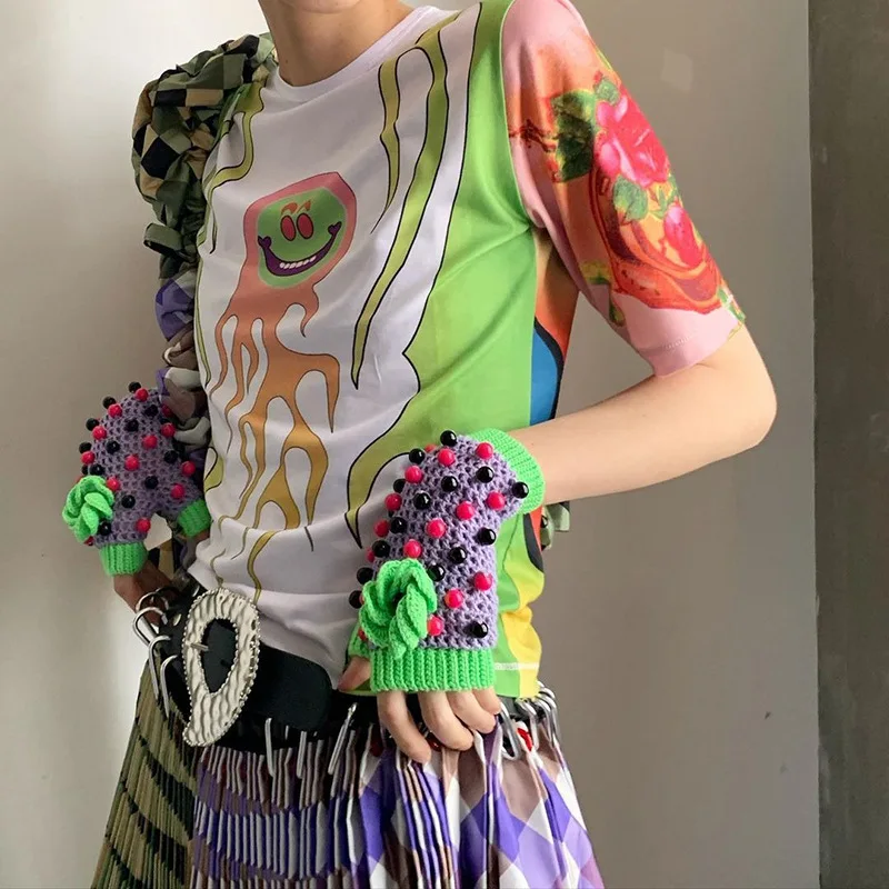 

Женская футболка с коротким рукавом, с принтом