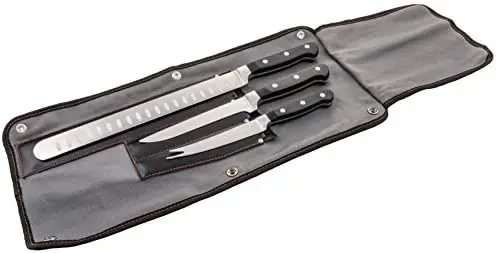 

Joe's 5789579R04 Blacksmith 3-Piece Knife Set, No Size, Grey, Stainless, Black and Orange