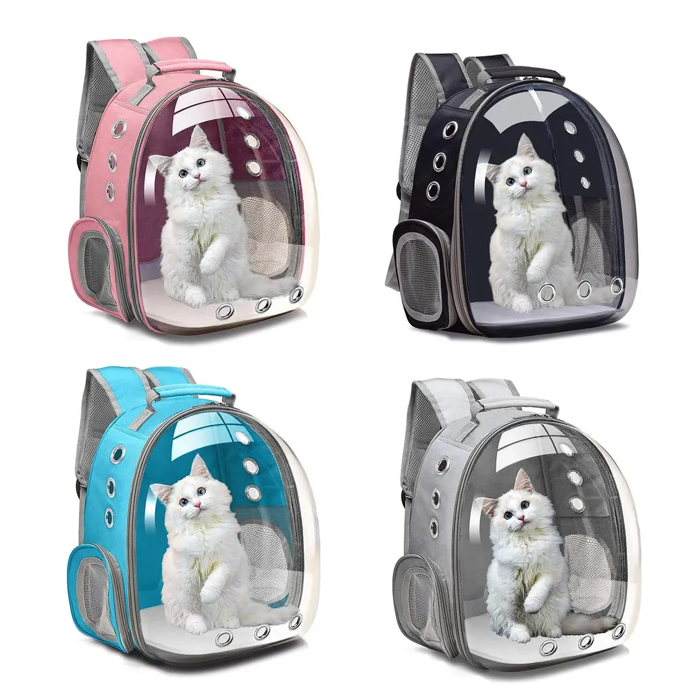 New Cat Carrier Bag Transport Backpack Travel Pet Portable Breathable Dog Transparent Bags For |