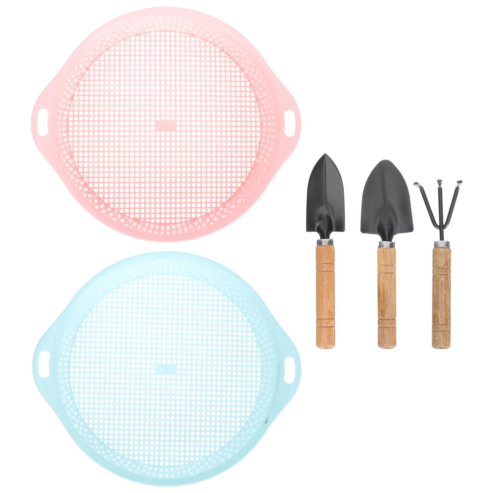 

1 Set GardenTools Soil Sifting Pans Gardening Tools Garden Rake Gardening Tools Set for Outdoor Yard