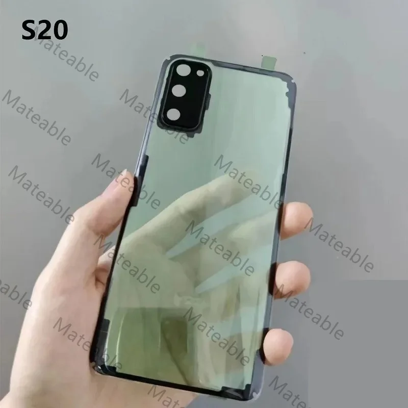 Прозрачный задний чехол-крышка для Samsung Galaxy S20 Ultra Plus (G980, G985, G986, G988) с линзой камеры для ремонта (art.: 3920db2156bb8) - 3920db2156bb8