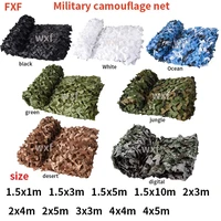 military camouflage net garden military uniform camouflage net hunting camouflage net car tent white blue green black beige net