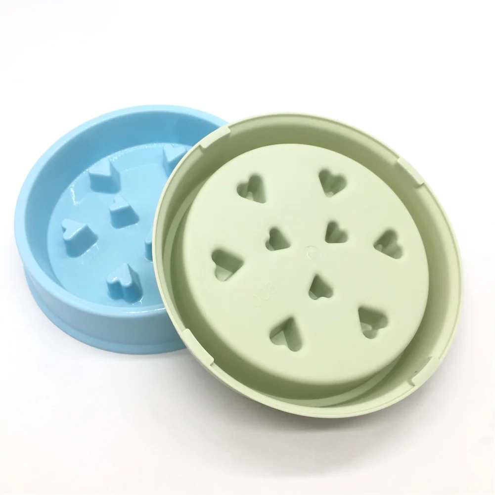 

Slow Food Pet Bowl Anti-gulping Non-slip Dog Food Plate Dogs Cats Feeder Puppy Cat Eating Dish Plastic Feeding Food Bowls