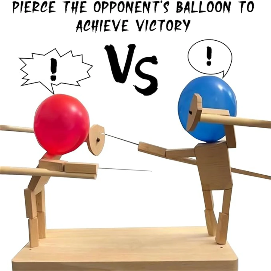 Новый 2024 Деревянный Марионетка Ручной Работы С Бамбуковым Воздушным Шаром