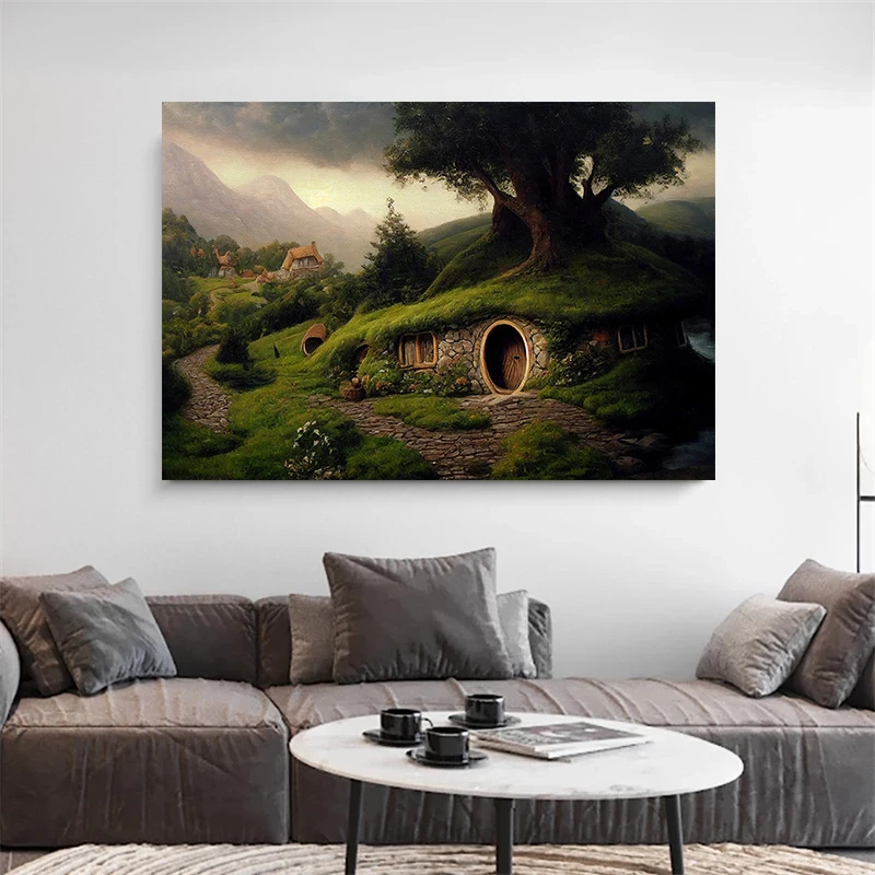 Картина на холсте H-Hobbit House