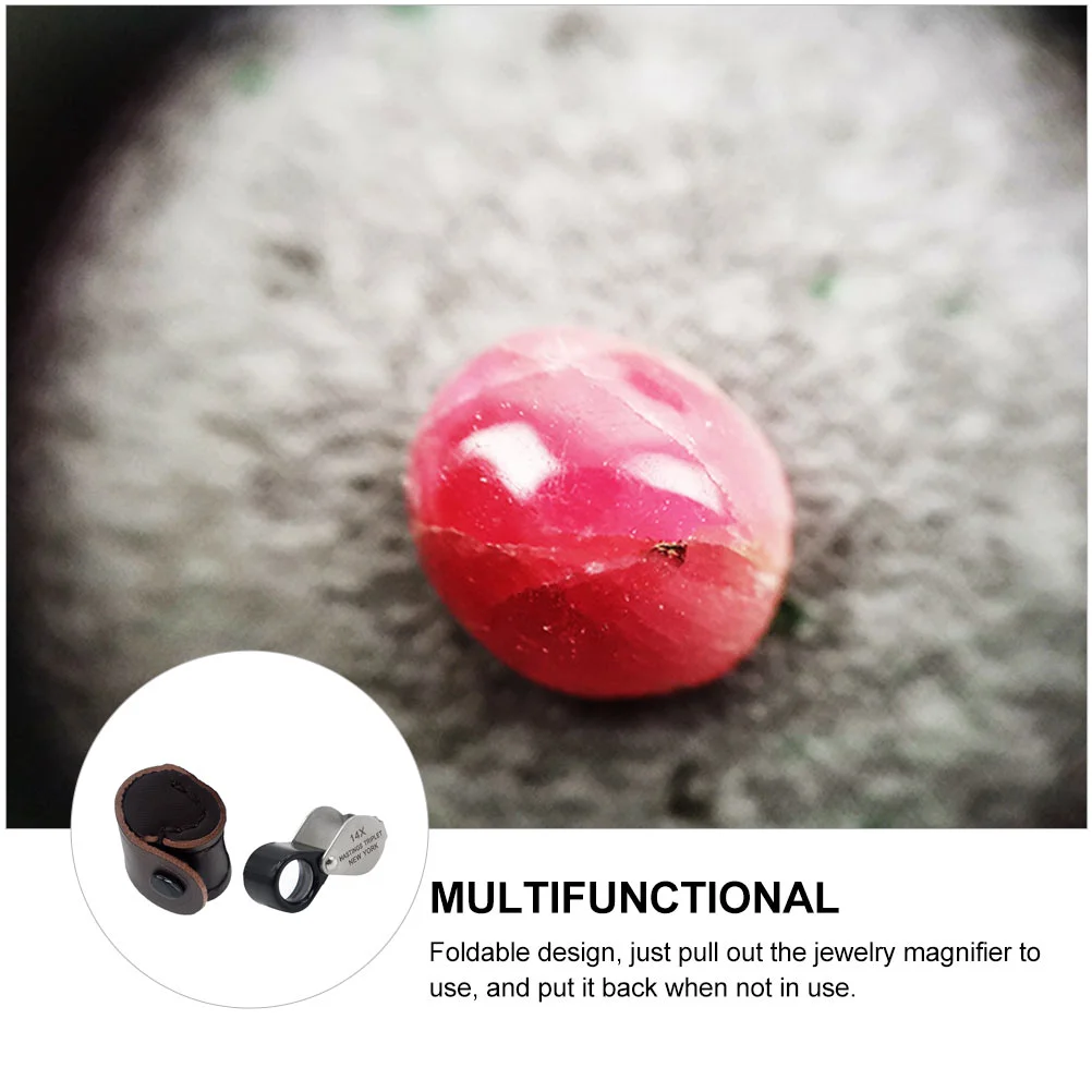 14-кратная увеличительное стекло линза ручная ювелирная лупа для наук оптические